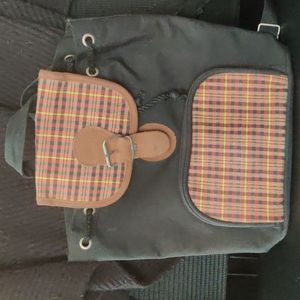 Small black backpack